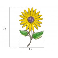 Sunflower Brooch 